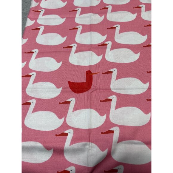 Cotton Fabric Quarter Bundle with Pink Duck Patterns & White Ducks on Pink Backg - Picture 5 of 11
